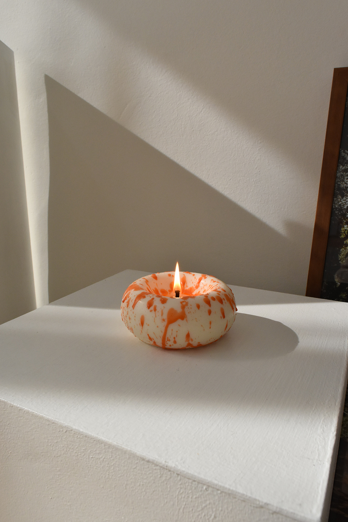 Press Candle - Orange