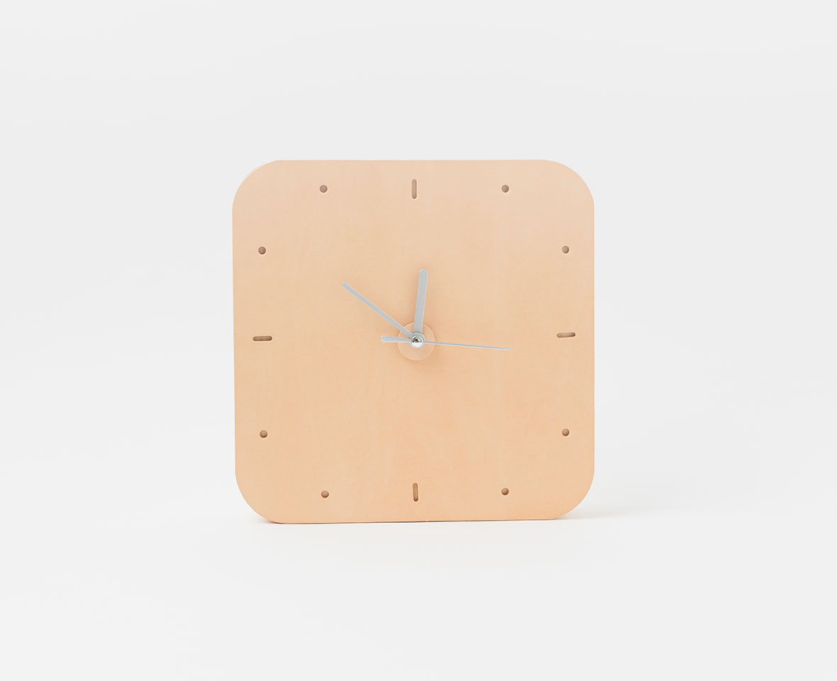 ordinarygoods Leather clock