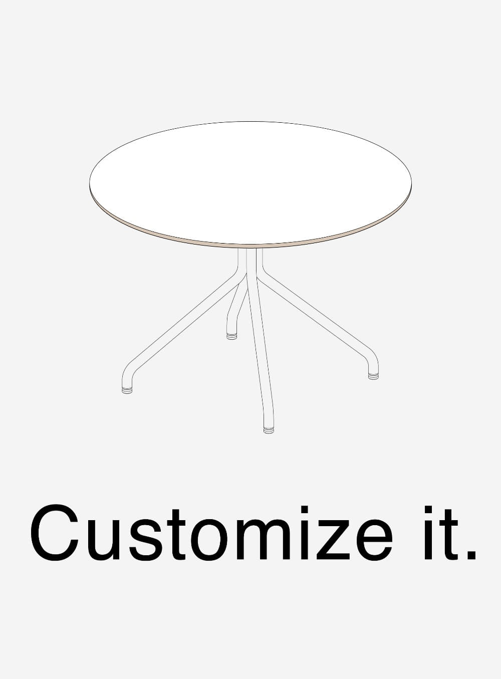 매직볼트 - CLIP Round Table - Customize it.